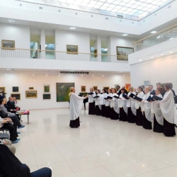 Капелла «Классика» на открытии выставки Элли Юрьева «…Кроме флагов и гербов»