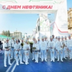 Участие Концертно-духового оркестра в Дне нефтяника и Дня города Альметьевск