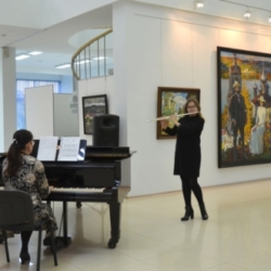 14 октября солисты Капеллы КЛАССИКА выступили на открытии выставки   Федора Мадурова