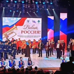 14 октября Концертно-духовой оркестр выступил в  Гала-концерте Межрегионального  фестиваля «Виват, Россия»