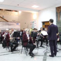 26 октября Концертно-духовой оркестр поздравил Капеллу “Классика” с 30-летием