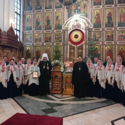 Видеозапись духовного концерта хора  “Рождественское чудо”