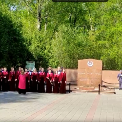 Фрагмент программы хора “Капеллы “Классика” – “Поклонимся великим тем годам”